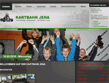 Tablet Screenshot of kartbahnjena.de